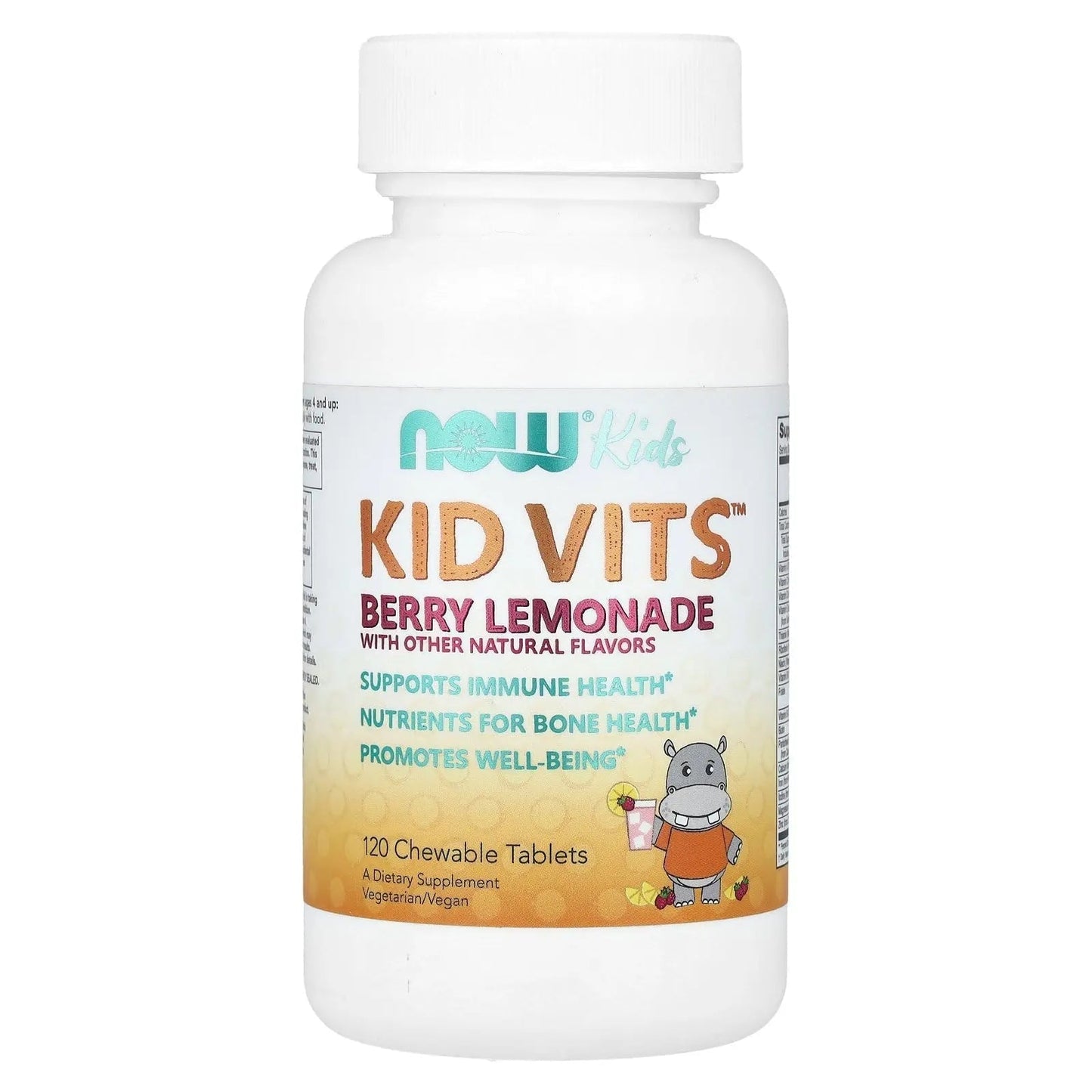 NOW Foods Kid Vits Berry Lemonade 120 Chewable Tablet NOW Foods