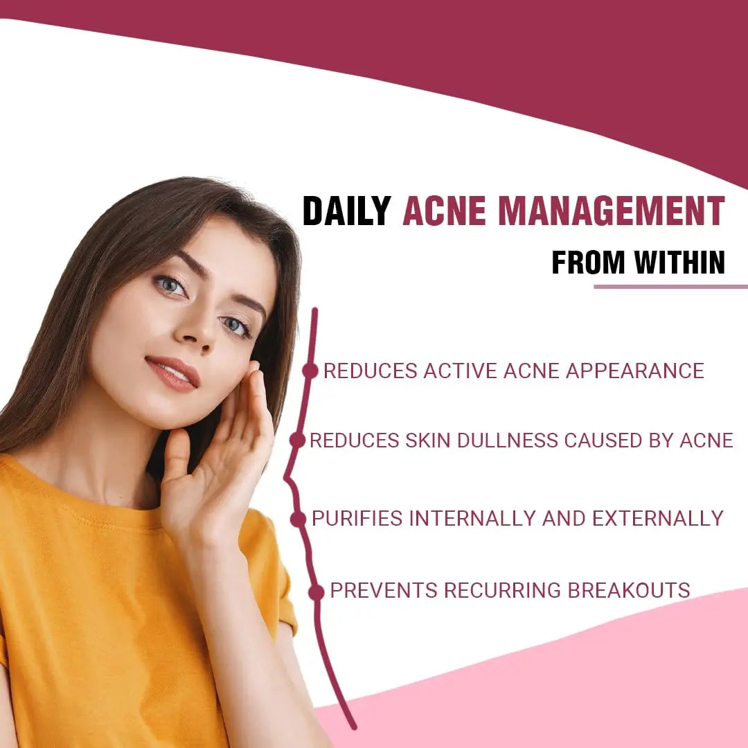 iMeMyself Clear Skin Support | 90 Capsules – with Zinc, Vitamin A, Niacinamide, Berberine, Glutathione, Neem, Probiotics, Green Tea & Herbal Extracts iMeMyselfBuy Supplements Australia