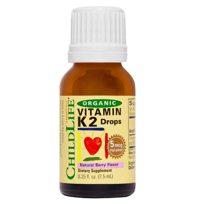 CHILDLIFE Essentials Organic Vitamin K2 Drops - Infant Toddler Baby Vitamin K, K2 Supplement, Vitamin K2 MK7, Liquid K2, Vitamin K Drops CHILDLIFE ESSENTIALSBuy Supplements Australia