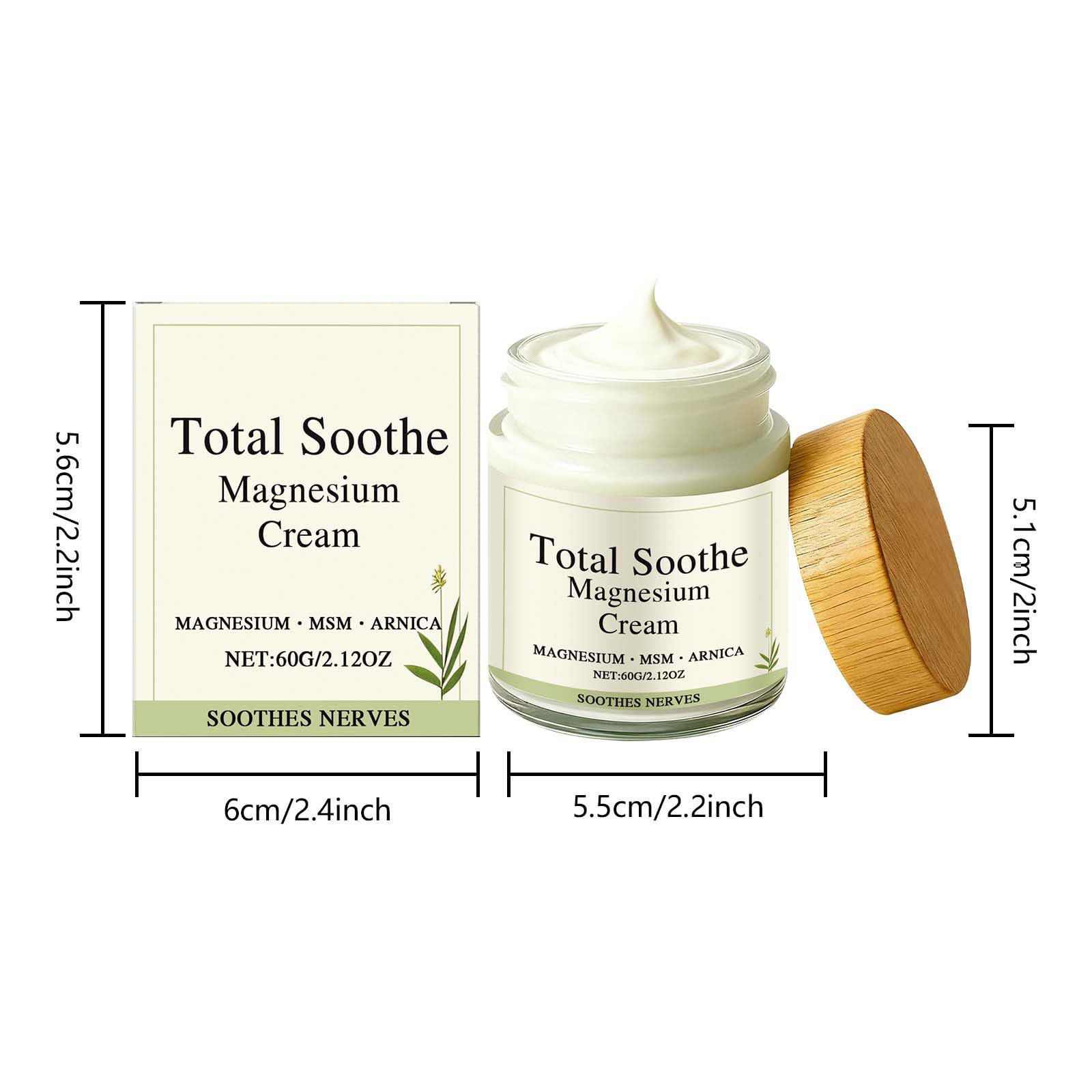 TotalRelief Magnesium Cream - MSM & Arnica – Fast Absorbing, Joint Relief Cream with Mineral Delivery Formula,Non-Greasy Topical for Everyday Joint & Muscle Comfort GenericBuy Supplements Australia