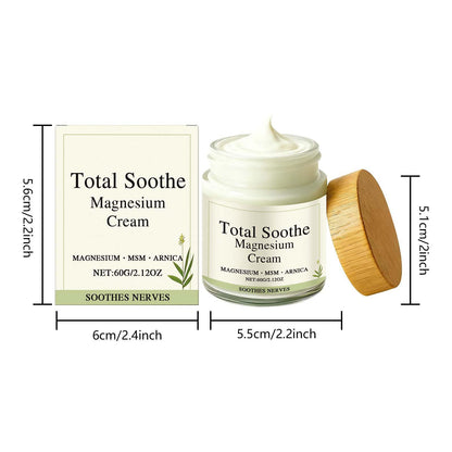 TotalRelief Magnesium Cream - MSM & Arnica – Fast Absorbing, Joint Relief Cream with Mineral Delivery Formula,Non-Greasy Topical for Everyday Joint & Muscle Comfort GenericBuy Supplements Australia