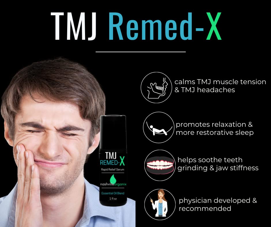 Dr. A's TMJ Remed-X Rapid Relief Serum | Deep Muscle & Jaw Tension Essential Oil Cream Doctor Angela EssentialBuy Supplements Australia
