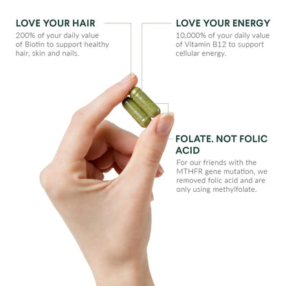 Nutritional Roots Multivitamin+, Award-Winning Plant-Based (Vegan) Multivitamin, Organic Vegetables & Herbs Nutritional Roots