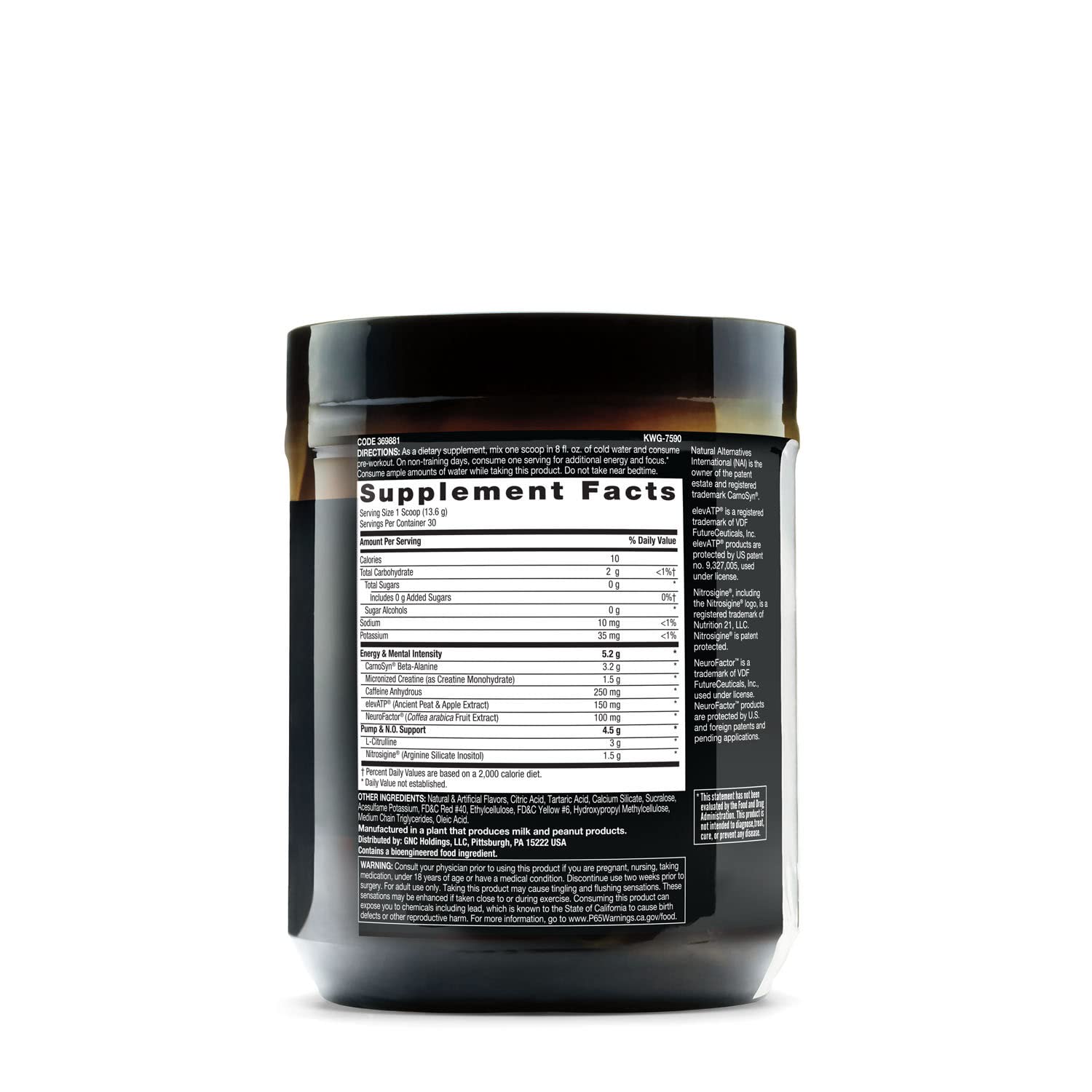 BEYOND RAW LIT | Clinically Dosed Pre-Workout Powder | Contains Caffeine, L-Citrulline BEYOND RAWBuy Supplements Australia