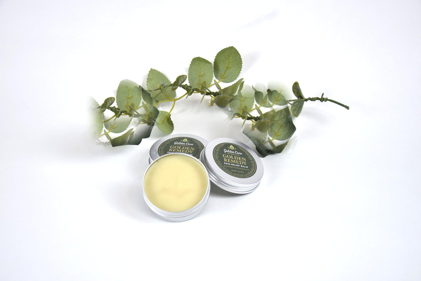 Golden Remedy Pain Balm - Topical Analgesic with Menthol & Camphor - Fast Acting Cooling Formula Golden Care BotanicalsBuy Supplements Australia