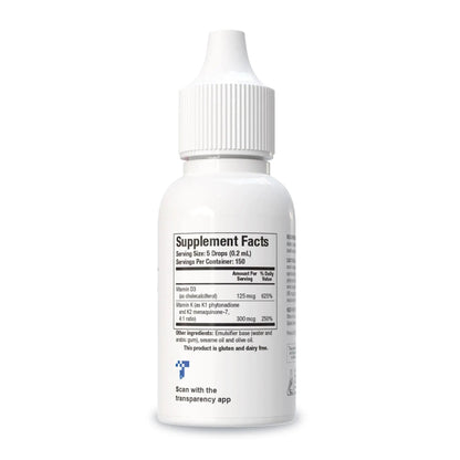 Biotics Research Bio-DK-Mulsion™–Emulsified Liquid Vitamin D and K, D3 Drops 125 mcg & Vitamin K (K1, K2) 300 mcg MK-7–Supports Stronger Bones BIOTICS RESEARCHBuy Supplements Australia
