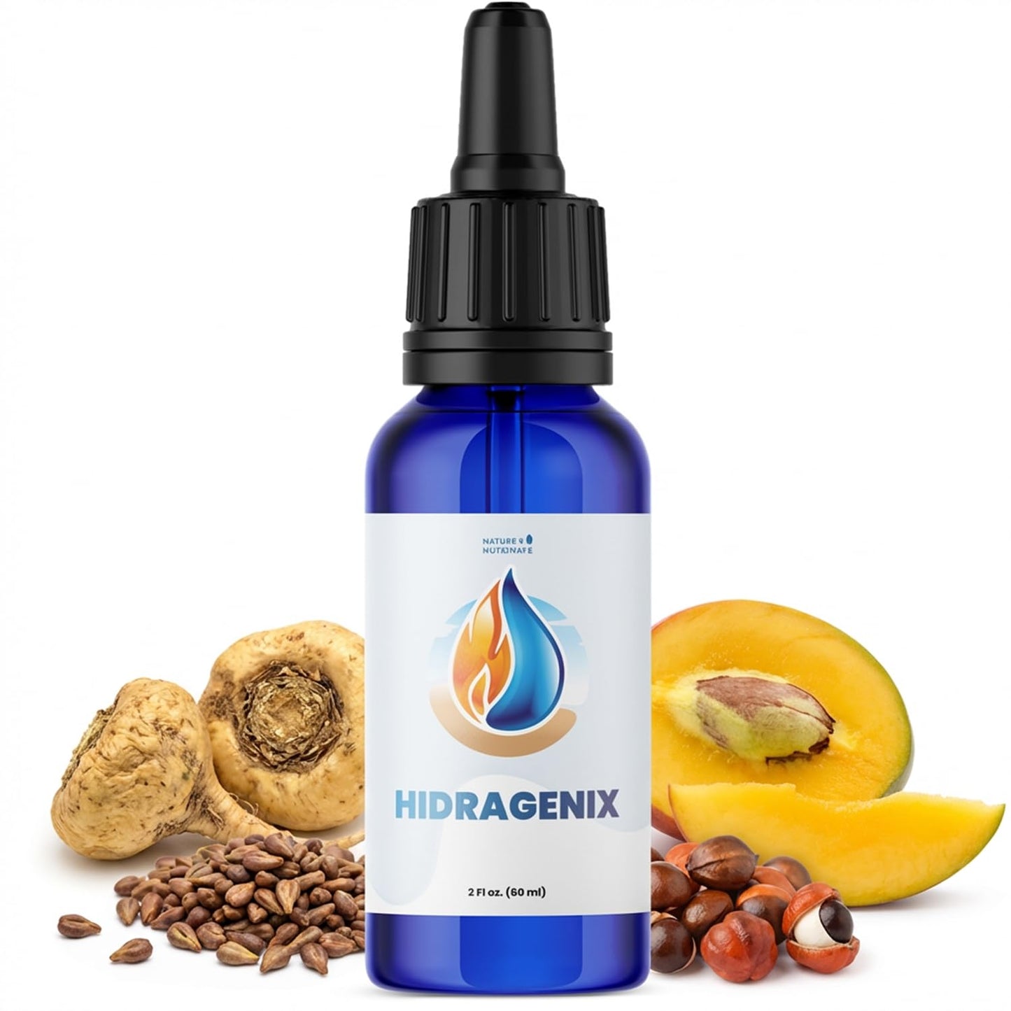 Hidragenix – Natural Herbal Supplement with Maca, Green Tea, Grape Seed & More – Non-GMO, 60 Servings – Manufactured in the USA, 2 FL.OZ, 60ml - 1 Month Supply Nature’s NutriWaveBuy Supplements Australia