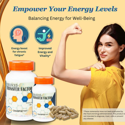 Transfer Factor Enhanced, 100 Natural Capsules, Immune Support - Transfer Factor Multi Immune from Cow Colostrum, Egg Yolk & Special Blend of Mushrooms DislafarmBuy Supplements Australia