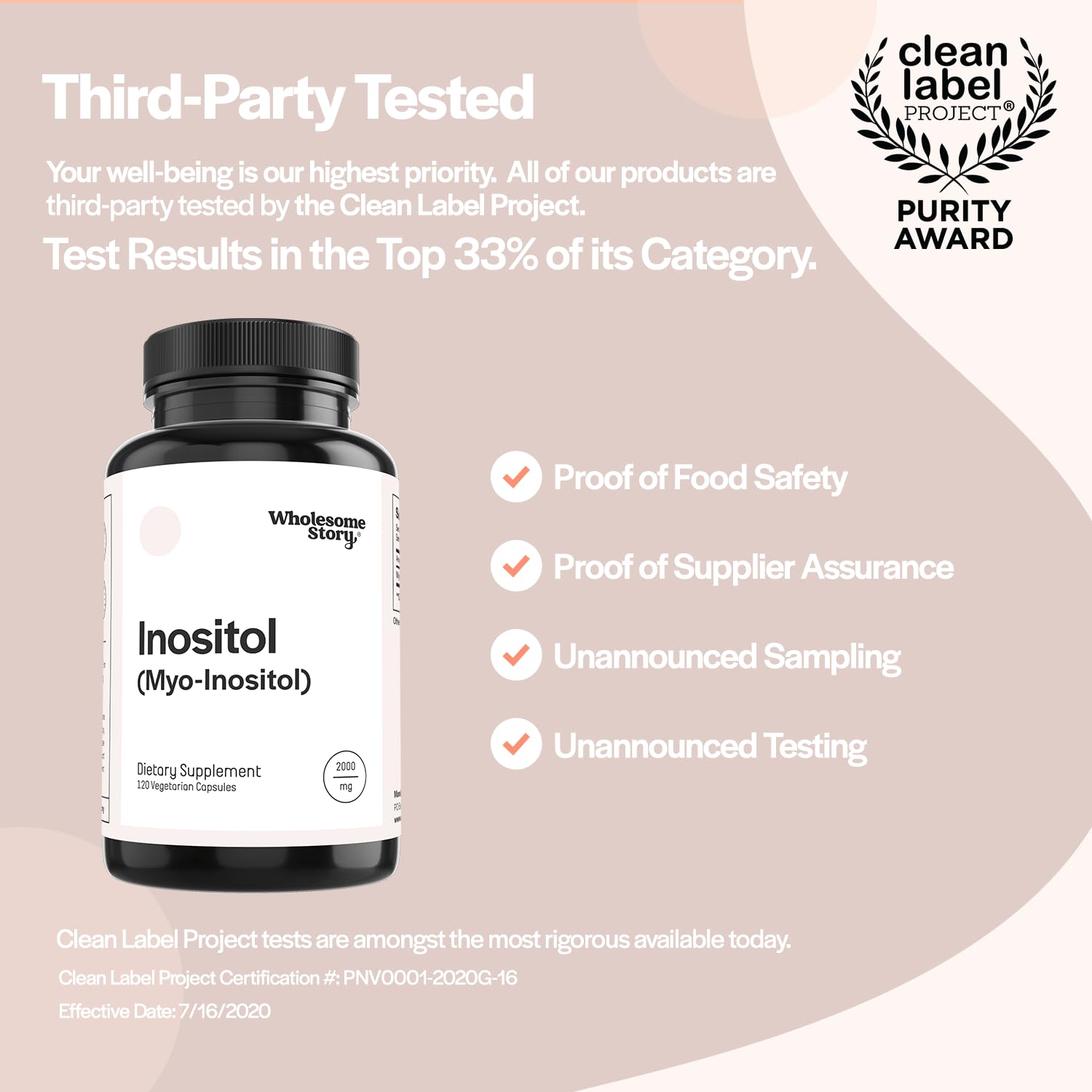 Pure Inositol Supplement | Myo-Inositol Supplement | Inositol Powder Capsules Wholesome StoryBuy Supplements Australia