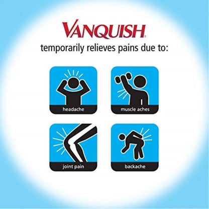 Vanquish Headache Relief, Acetaminophen, Aspirin, Caffeine, 100 Caplets, Packaging May Vary VanquishBuy Supplements Australia