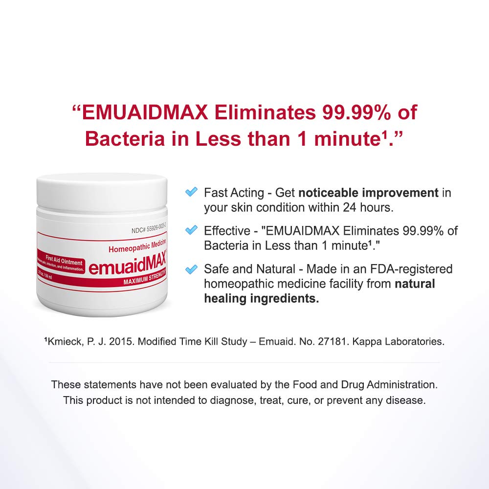 emuaid EMUAIDMAX Ointment 2oz - Eczema Cream. Maximum Strength Treatment emuaidBuy Supplements Australia