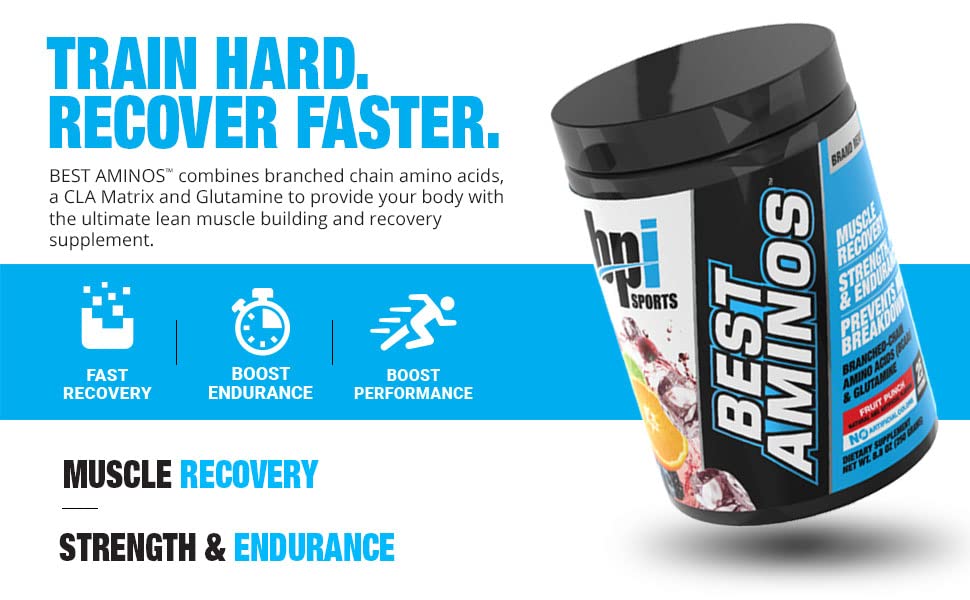 BPI Sports Best Aminos - BCAA Powder Post Workout & Glutamine Recovery Drink BPI SportsBuy Supplements Australia