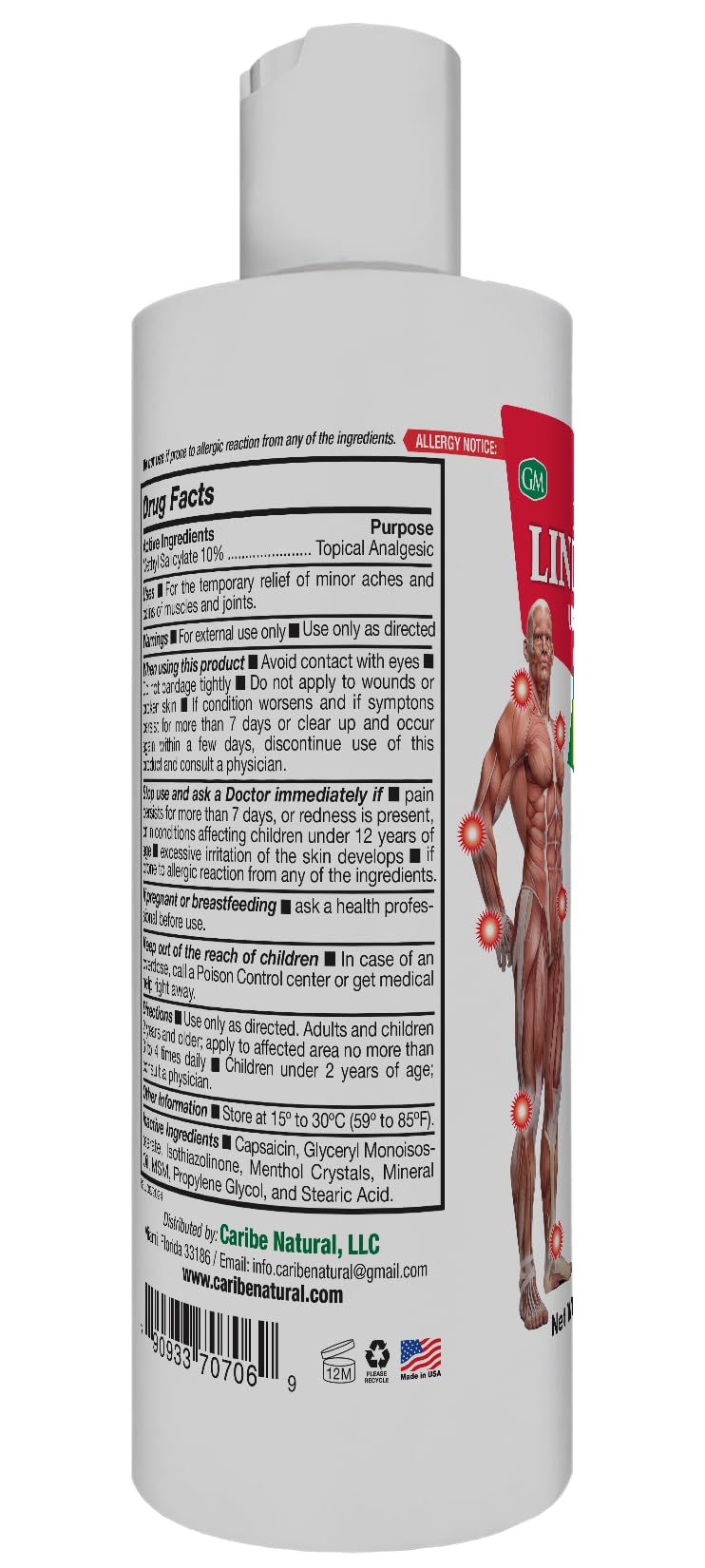 Germa Liniment Udder Plus. Natural Topical Analgesic Ointment. Relief for Pain and Aches in Joints and Back. With Chile Extract. 6 oz. Pack of 3 GermaBuy Supplements Australia