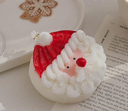 Christmas Cake Scented Candle,110G Handmade Aroma Soy Wax Santa Claus Decorative Candle T-shinBuy Supplements Australia
