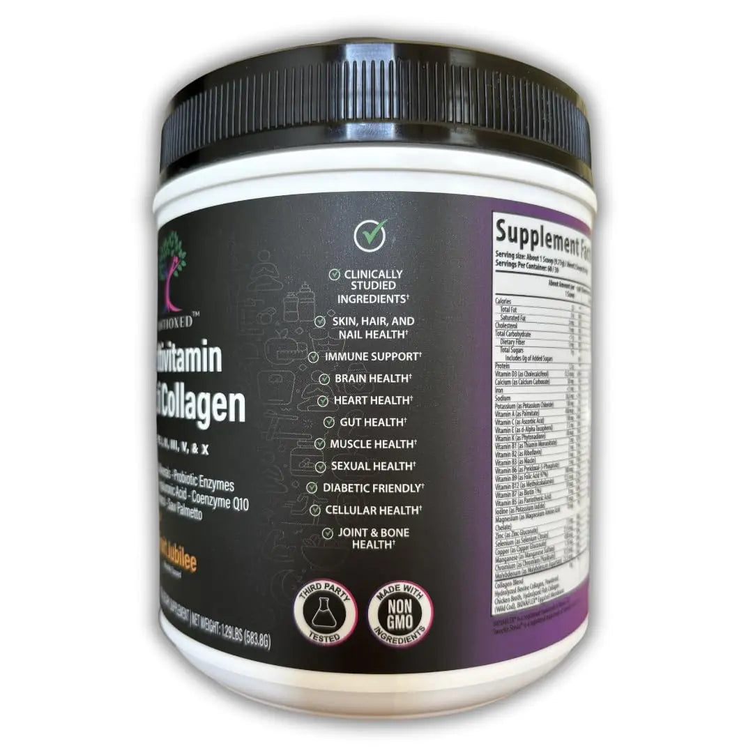 Antioxed Multi Collagen Multivitamin for Women+Men, Keto, Skin, Joint, Cognitive, Heart, Sensual, & Immune Health, Hydrolyzed Peptides, Antioxidants, Probiotics AntioxedBuy Supplements Australia