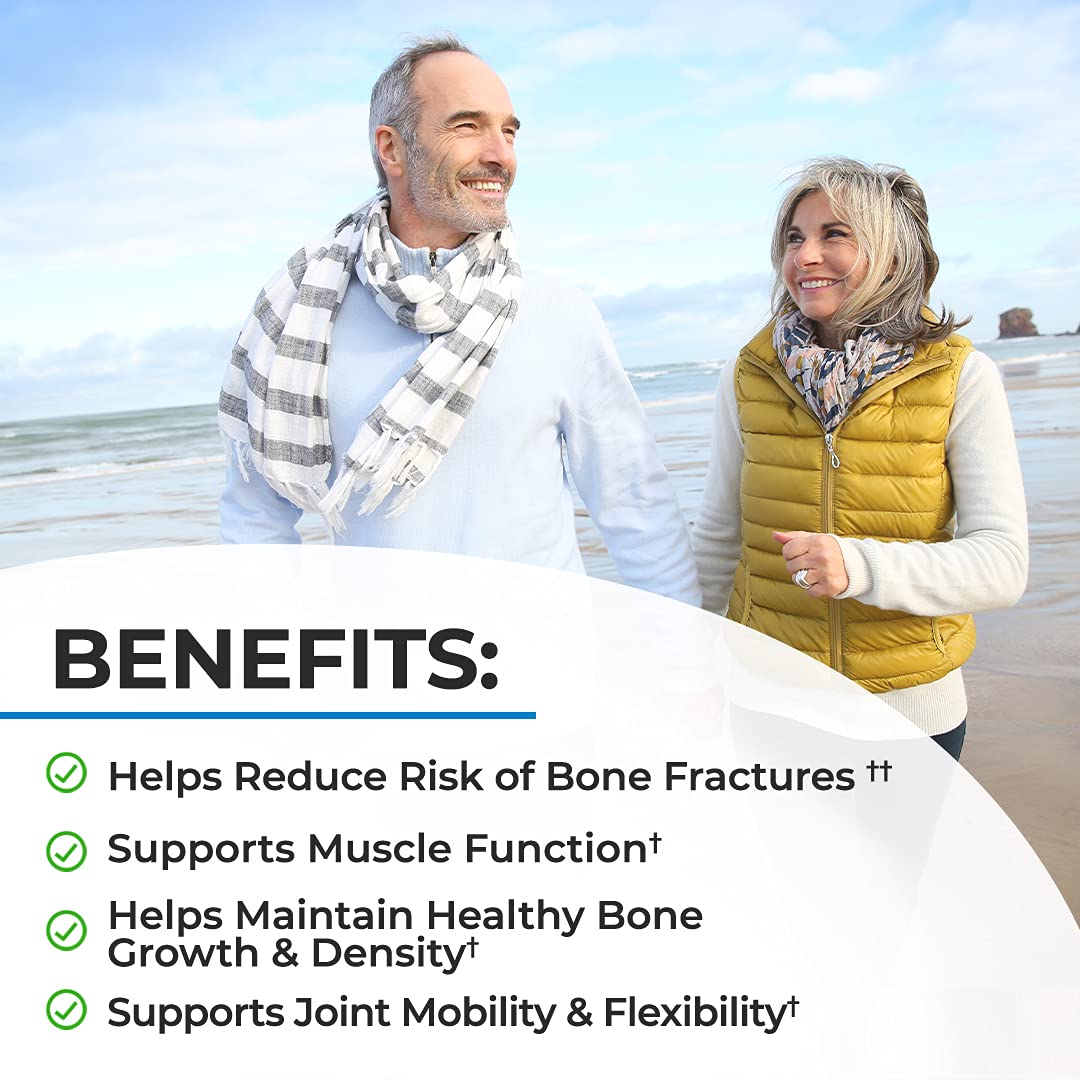 Bone Strength Supplement with Calcium + D3, K2 & Magnesium - Highly Absorbable BioSchwartzBuy Supplements Australia