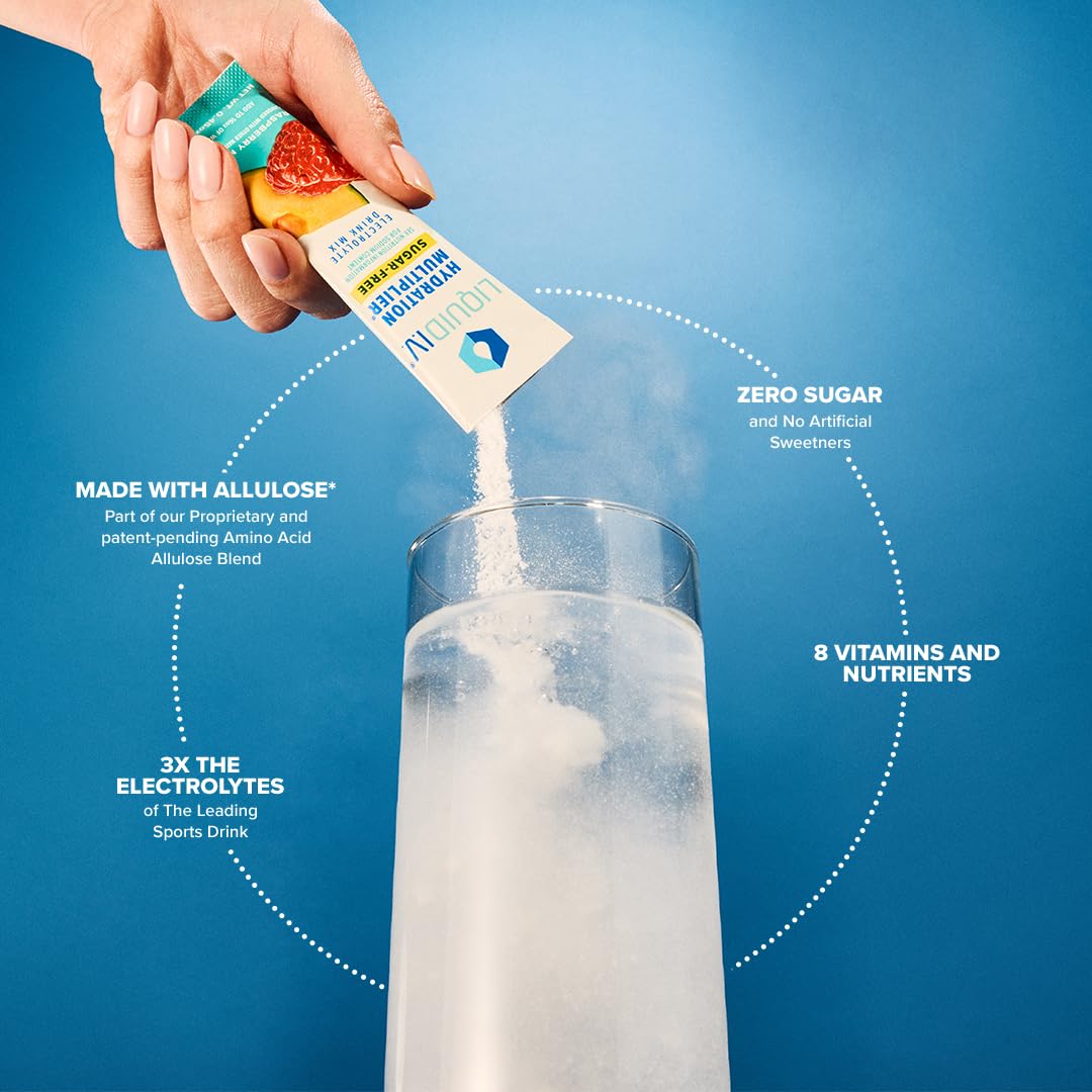 Liquid I.V. Sugar-Free Hydration Multiplier - Raspberry Melon – Hydration Powder Packets Liquid I.V.Buy Supplements Australia