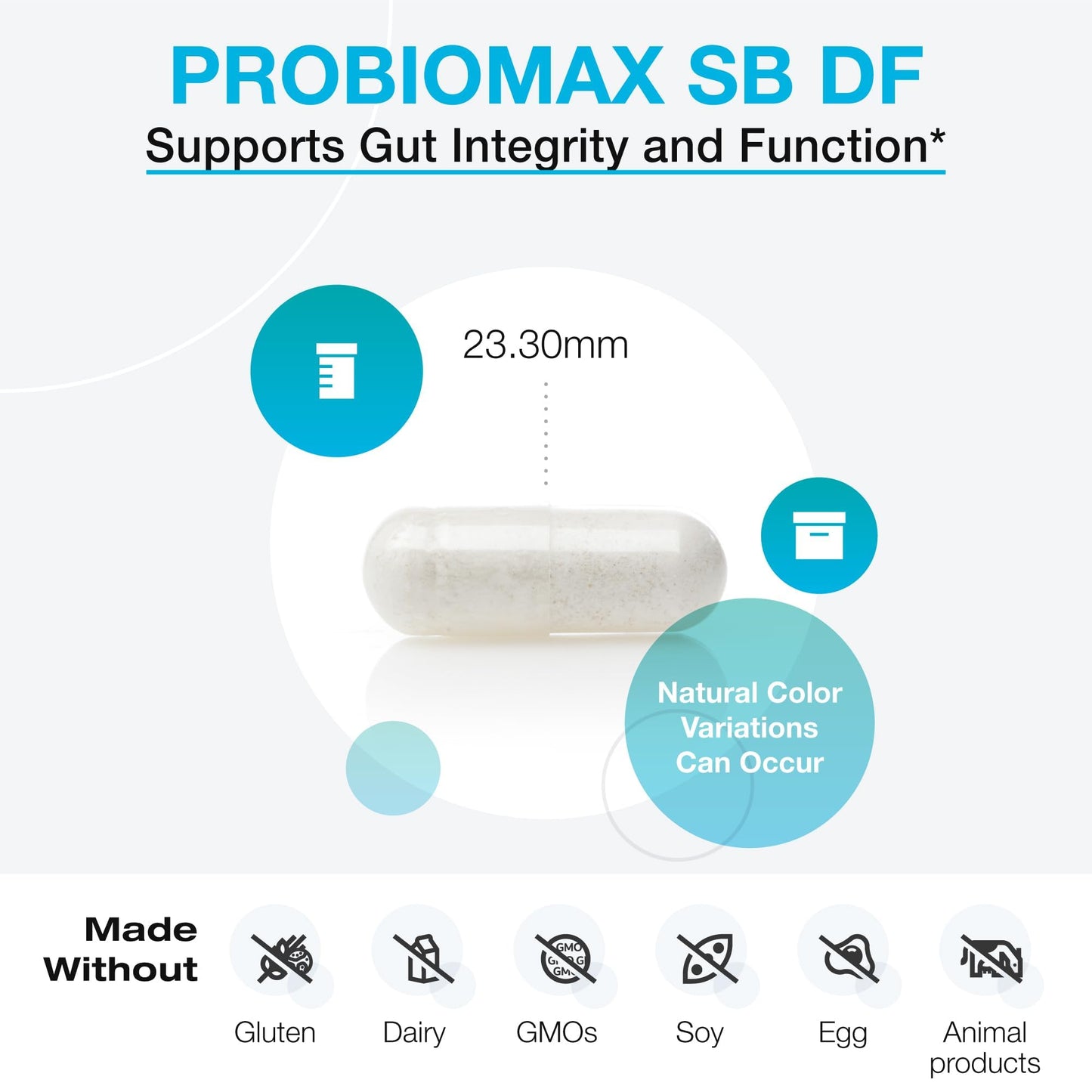 XYMOGEN ProbioMax Sb 35B - 35 Billion CFU Probiotic Supplement for Digestive Health Support* - Saccharomyces Boulardii - Vegetarian, Non-GMO & Gluten-Free - 30 Capsules XYMOGENBuy Supplements Australia