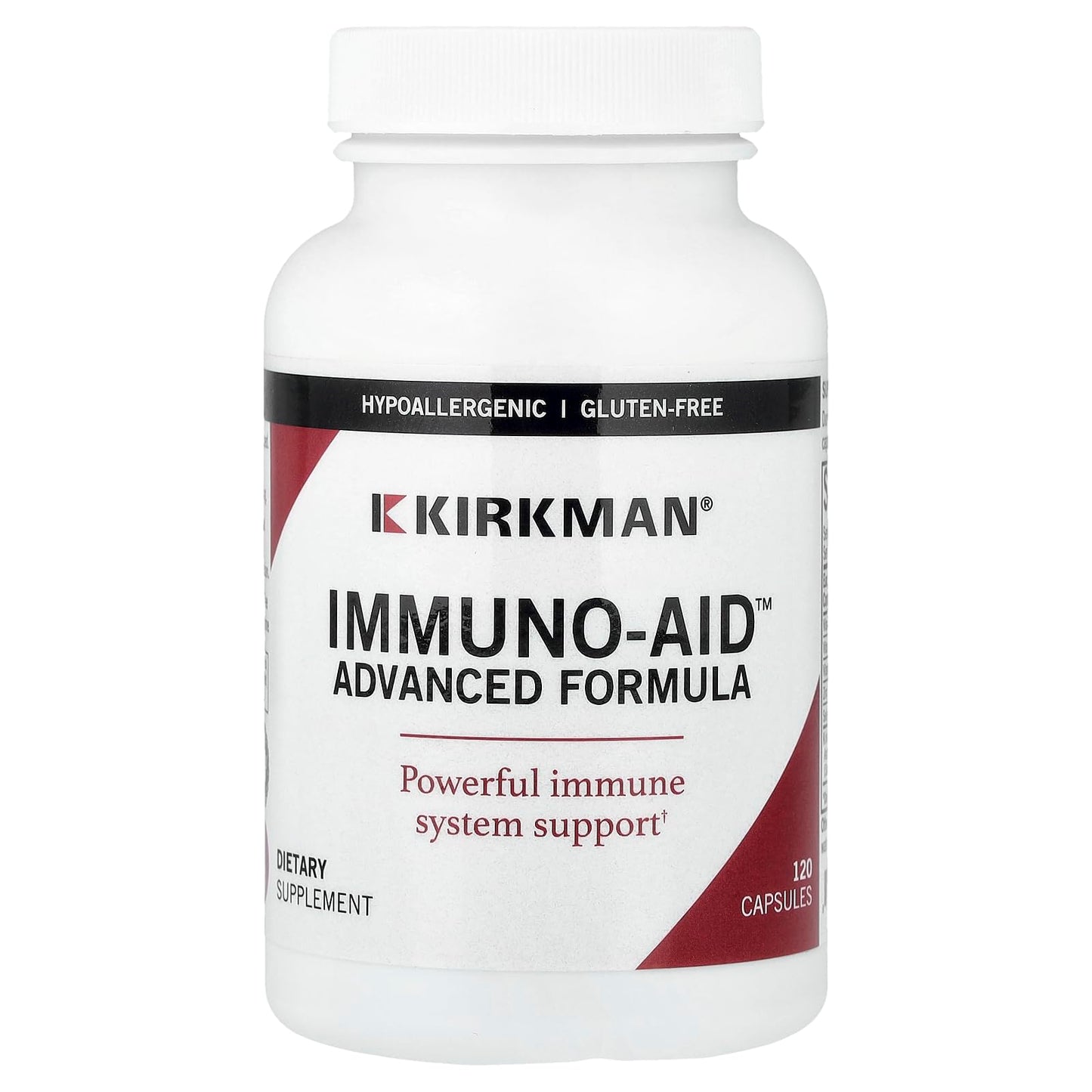 Kirkman - Immuno-Aid Advanced Formula - 120 Capsules - Immune Support - Potent Proprietary Blend - Hypoallergenic KirkmanBuy Supplements Australia