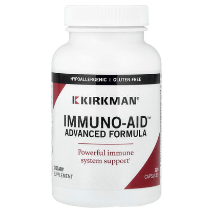 Kirkman - Immuno-Aid Advanced Formula - 120 Capsules - Immune Support - Potent Proprietary Blend - Hypoallergenic KirkmanBuy Supplements Australia