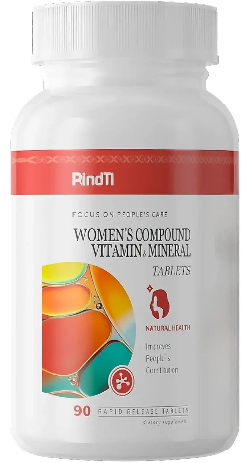 RindTi Multivitamin for Women 50+, Daily Women 50+ Multi-Vitamin with Vitamins A, B,C, E for Energy, & Bone & Immune & Skin& Hair Support, 90 ct RindTiBuy Supplements Australia