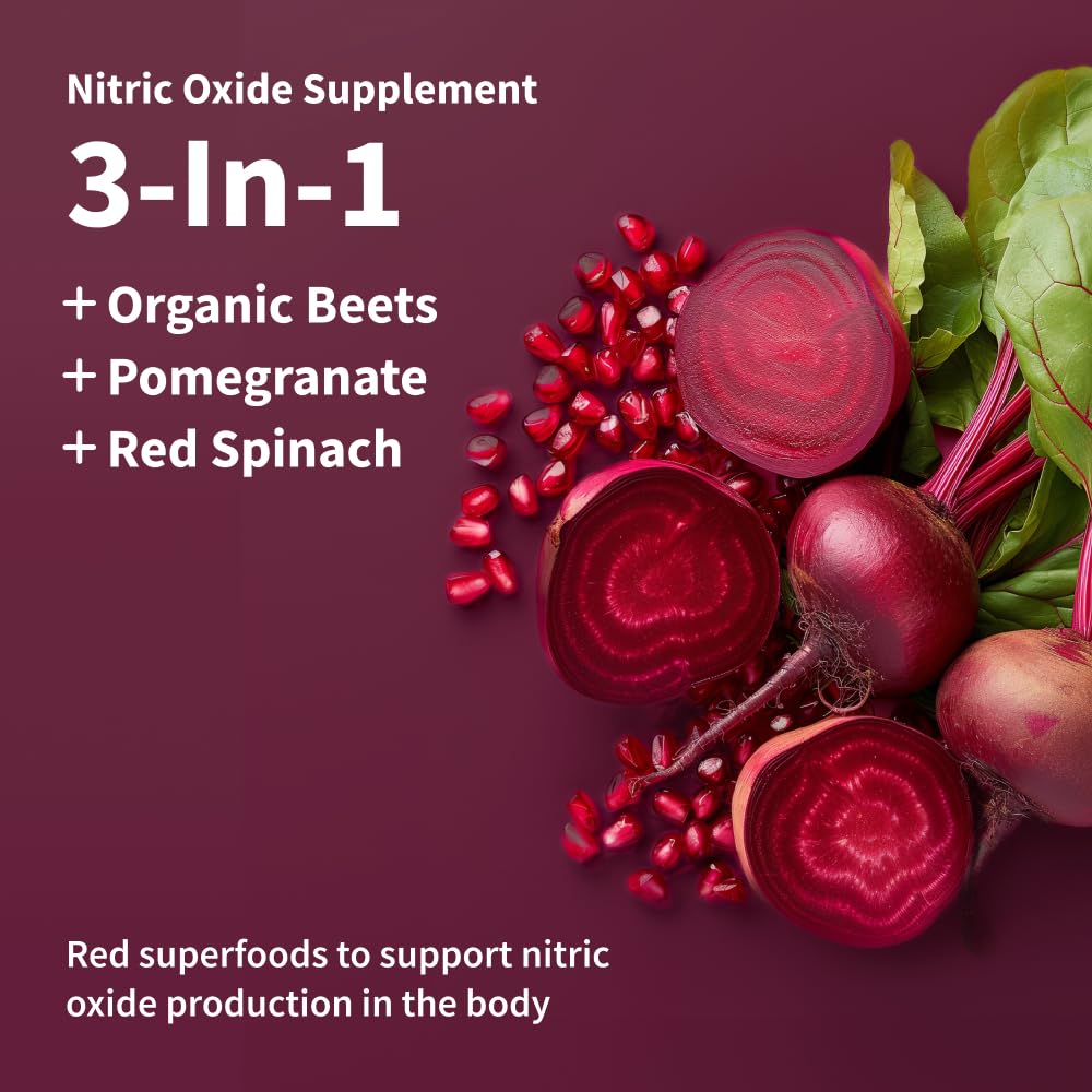 Snap Supplements USDA Organic Beet Root Powder, 3-in-1 Nitric Oxide Supplement Snap SupplementsBuy Supplements Australia