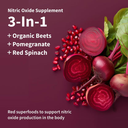 Snap Supplements USDA Organic Beet Root Powder, 3-in-1 Nitric Oxide Supplement Snap SupplementsBuy Supplements Australia