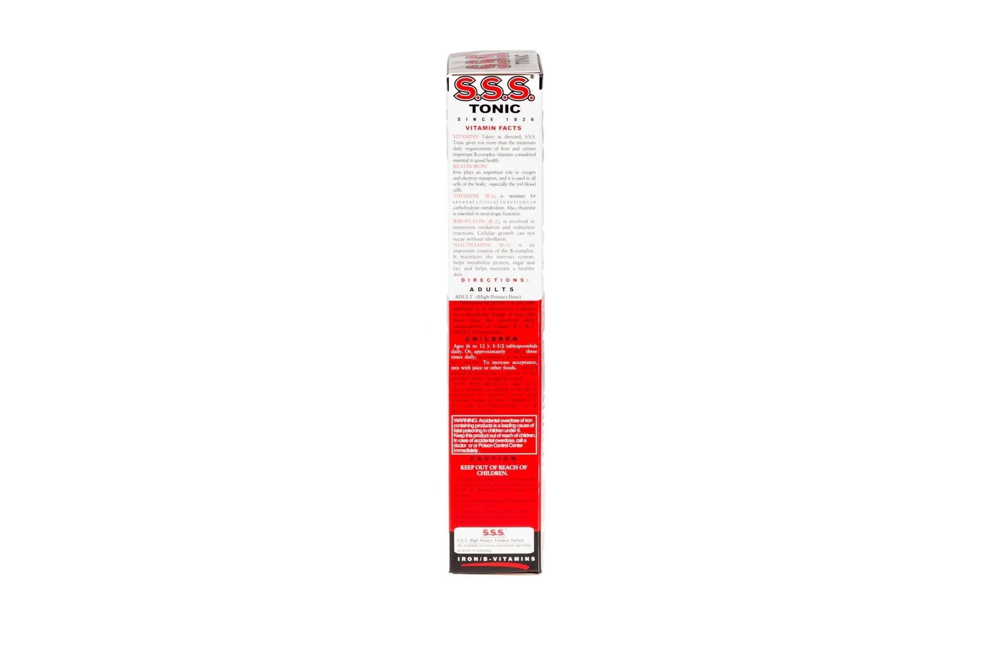 S.S.S. Tonic, Iron and Vitamin B Supplement, High Potency Vitamins, Bottle,10 Fl Oz (Pack of 1) S.S.S. CO.Buy Supplements Australia