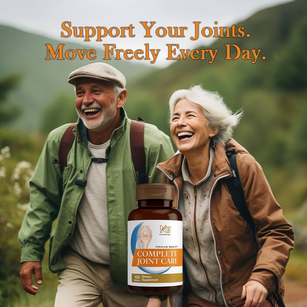 Glucosamine Chondroitin MSM Complete Joint Care Supplement | Glucosamine HCl, Chondroitin, MSM, Boswellia & Ginger | Supports Joint Mobility & Flexibility | 100 Tablets NCB NCB TECHNOLOGYBuy Supplements Australia