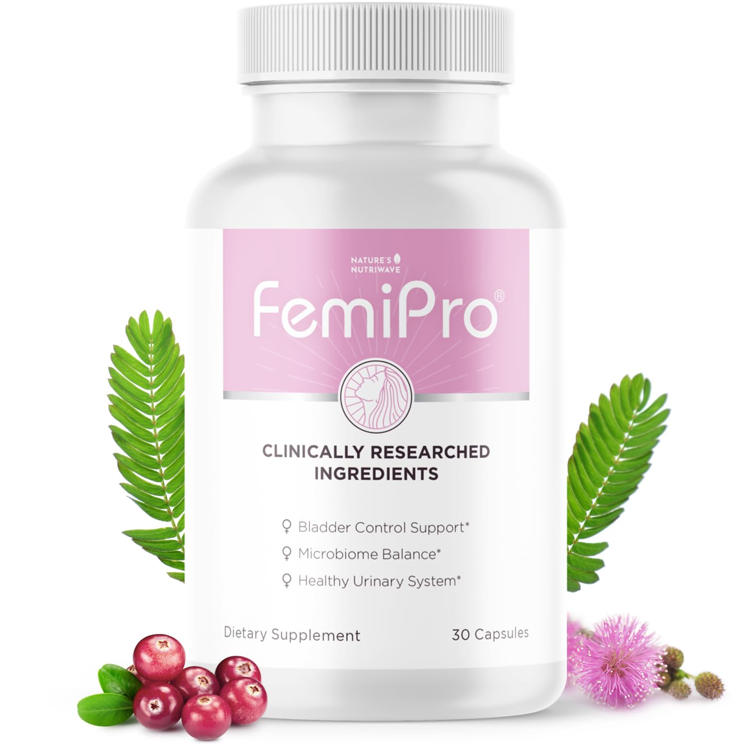 Femipro Bladder Control Supplements for Women & Men, Natural Herb & Probiotic Blend, Supports Urinary Tract Health & Microbiome Balance | Made in USA Non-GMO, 30 Capsules, 1 Month Supply Nature’s NutriWaveBuy Supplements Australia
