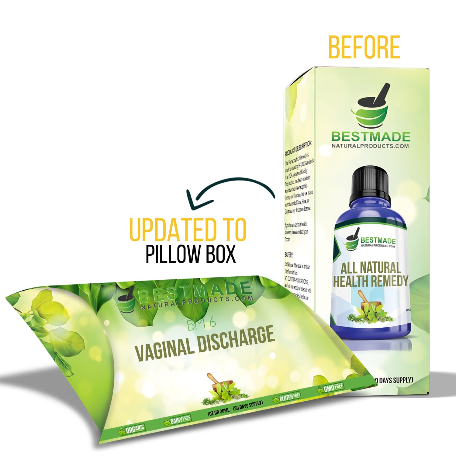Vaginal Discharge BM6 - Natural Remedy for Leucorrhea, Unusual Vaginal Discharge & Odor, Helps Relieve Bestmade Naturalproducts.comBuy Supplements Australia