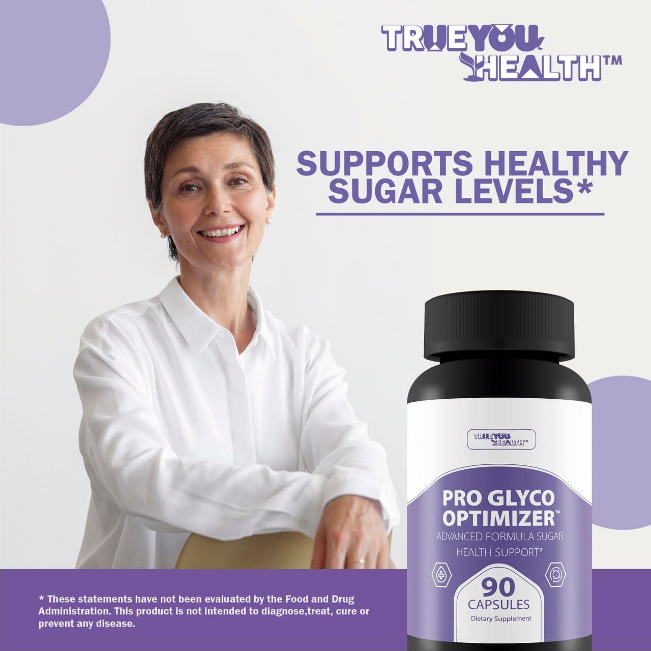 Pro Glyc0 Optimizer - Our Best Sugar Health Support Supplement - Our Best Overall Blood Health & Blood Circulation Support Supplement - Natural Blood Balance Blood Booster Pills True You HealthBuy Supplements Australia