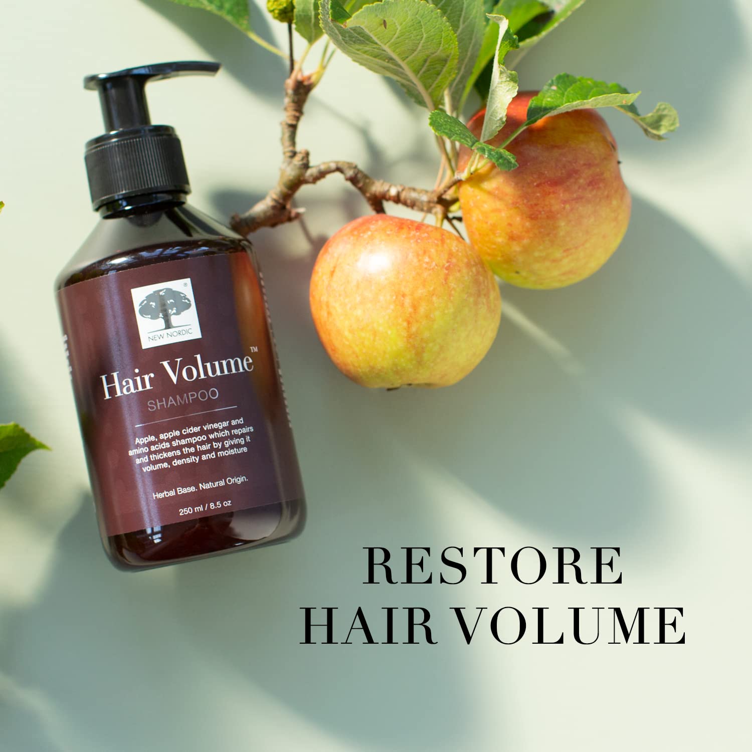 New Nordic Hair Volume Shampoo 250ml - Herbal Volumising Shampoo For Dry Damaged Hair - Suitable for Men and Women NEW NORDICBuy Supplements Australia