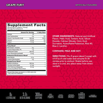 BSN N.O.-XPLODE Vaso Pre Workout Powder with 8g of L-Citulline and 3.2g Beta-Alanine BSNBuy Supplements Australia