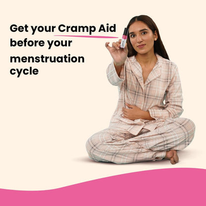 Cramp Aid Roll On for Menstrual Cramps | Instant Period Pain Relief | | Natural & Ayurvedic Alternative to hot Bags | Fits in Pocket GenericBuy Supplements Australia