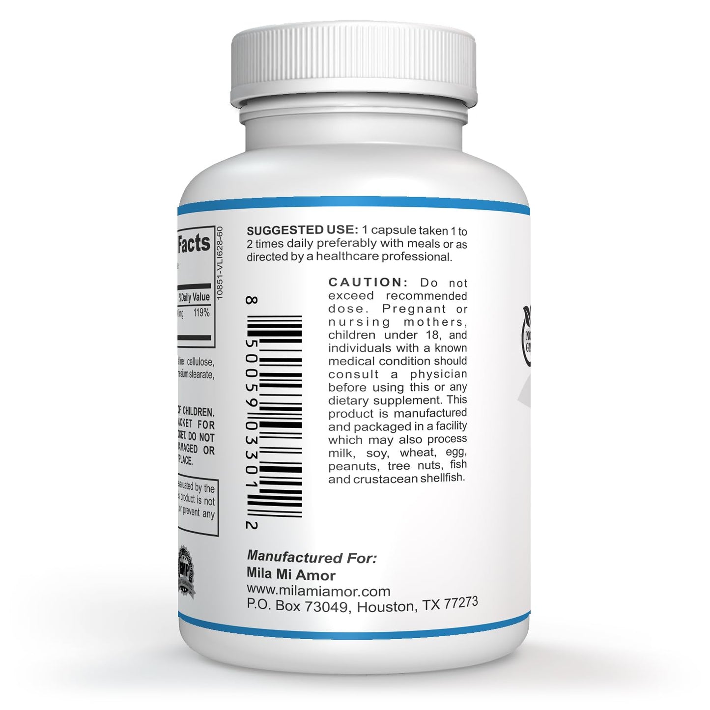 Milamiamor High Potency Magnesium | Whole Body Support | Heart, Nerve and Bone MilamiamorBuy Supplements Australia