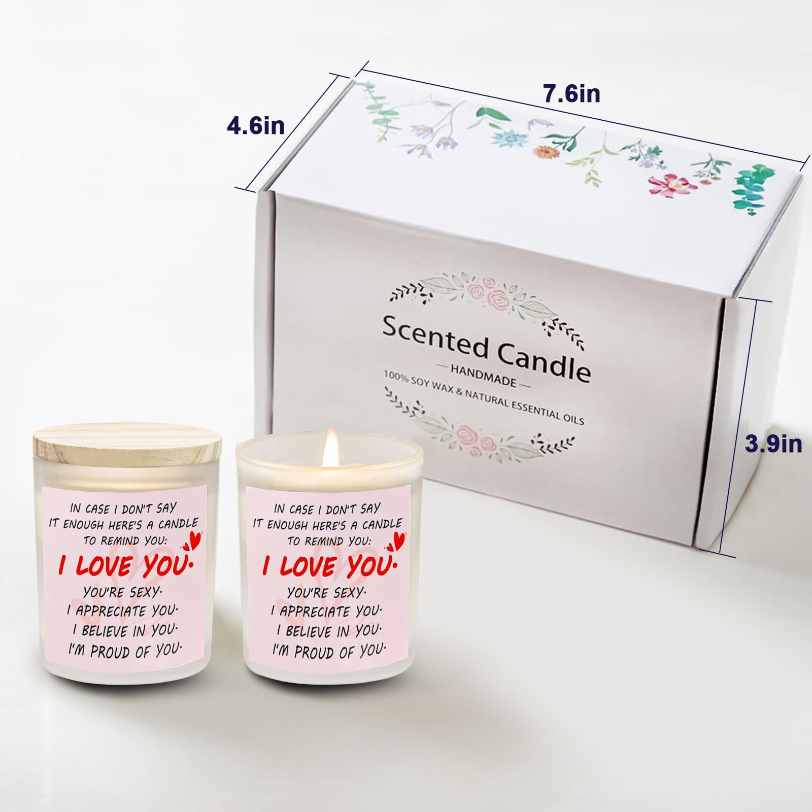 Gifts for Her Anniversary Candler - 2pack Valentine's Day Candle Gift,Wife Gifts Anniversary,Vanilla Lavender JUNPEIBuy Supplements Australia