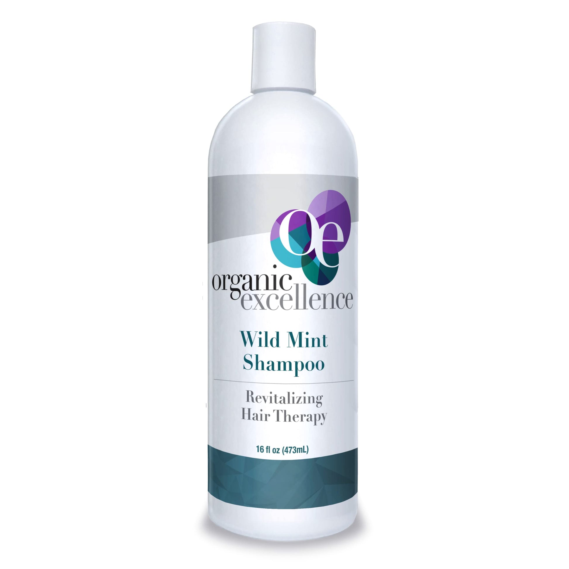 Organic Excellence Natural Organic Shampoo, Wild Mint & Rosemary, Chemical Free, Plant-Based, Toxin-Free, Cruelty-Free, Certified Herbs & Oils For Healthy Full-Bodied Hair 16 fl. oz Organic ExcellenceBuy Supplements Australia