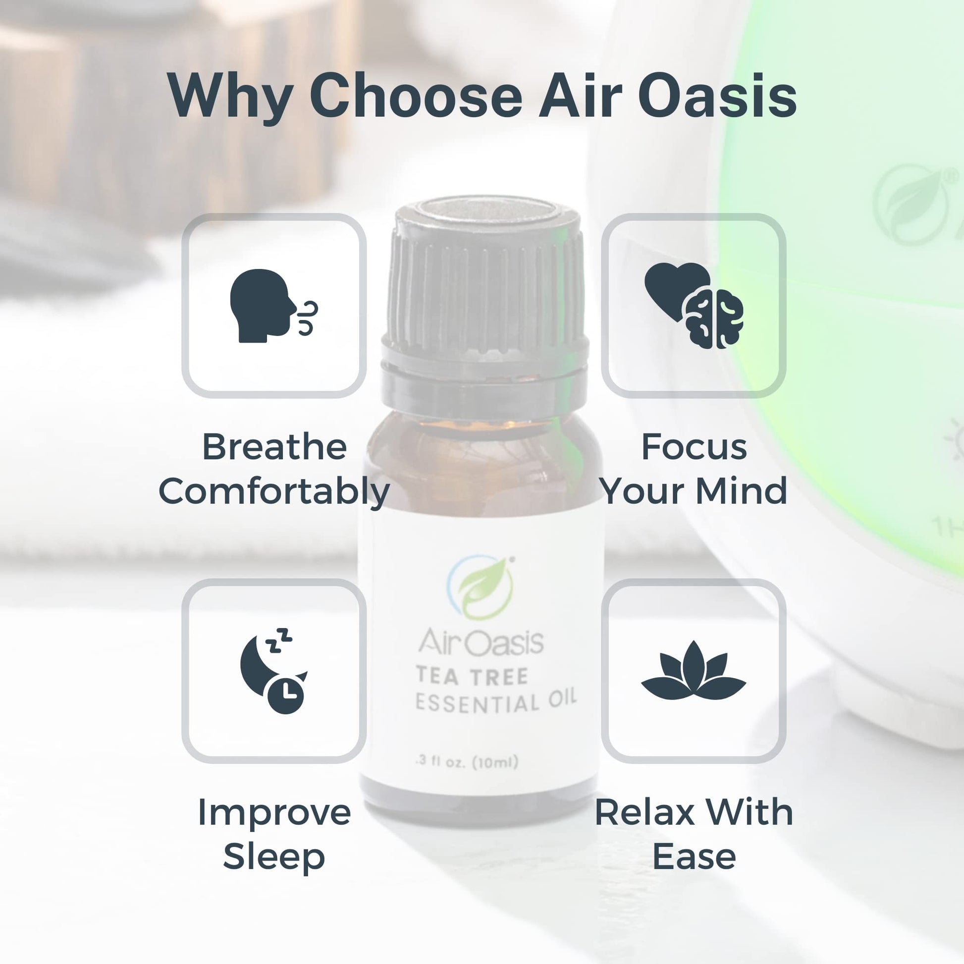 Air Oasis Premium Grade Essential Oils | 100% Pure Essential Oils Perfect for Diffuser, Humidifier Air OasisBuy Supplements Australia