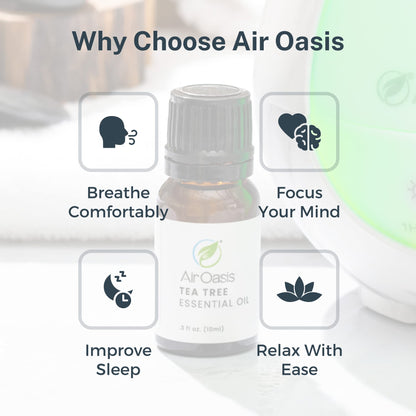 Air Oasis Premium Grade Essential Oils | 100% Pure Essential Oils Perfect for Diffuser, Humidifier Air OasisBuy Supplements Australia