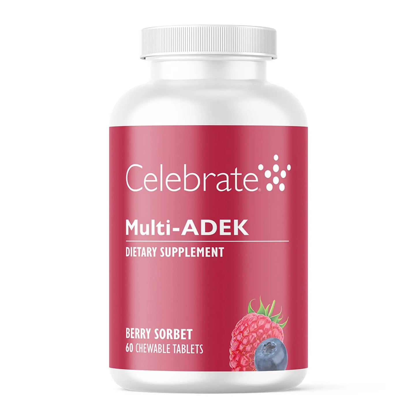 Celebrate Vitamins Multi ADEK Chewables, Iron Free - Daily Bariatric Multivitamin, High Level of Vitamins A, D, E, K & B12 Celebrate Bariatric Supplements