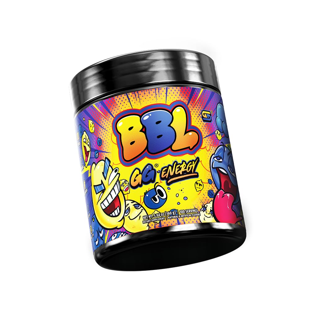 Gamer Supps GG Energy - BBL by Clooless (100 Servings) - Keto Friendly Gaming Energy and Nootropic Blend, Sugar Free + Organic Caffeine + Vitamins + Immune Support, Powder Drink Gamer SuppsBuy Supplements Australia