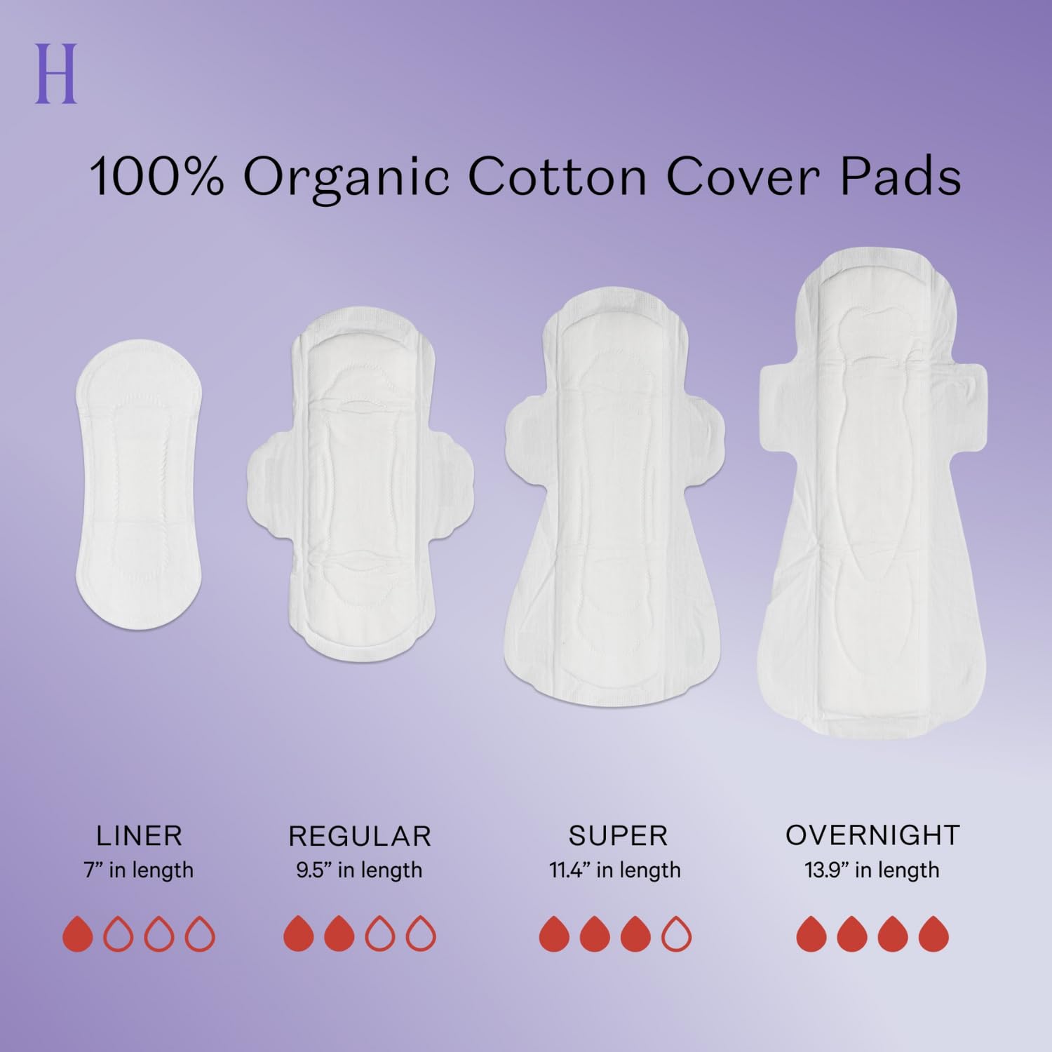 The Honey Pot Company - Non-Herbal Regular Flow Pads with Wings - Organic Pads for Women The Honey Pot CompanyBuy Supplements Australia