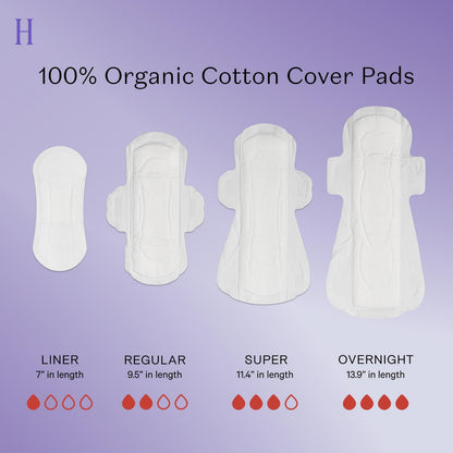 The Honey Pot Company - Non-Herbal Overnight Pads with Wings - Organic Pads for Women The Honey Pot CompanyBuy Supplements Australia