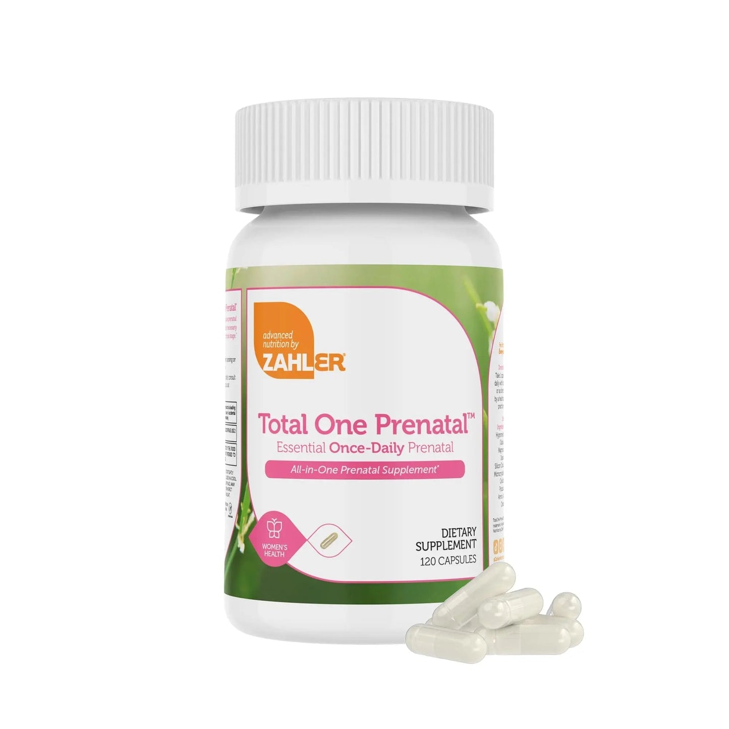 Zahler - Total One Prenatal Vitamins for Women (120 Count) Daily Multi Vitamin Prenatals with Folic Acid, Iron, Zinc ZahlerBuy Supplements Australia