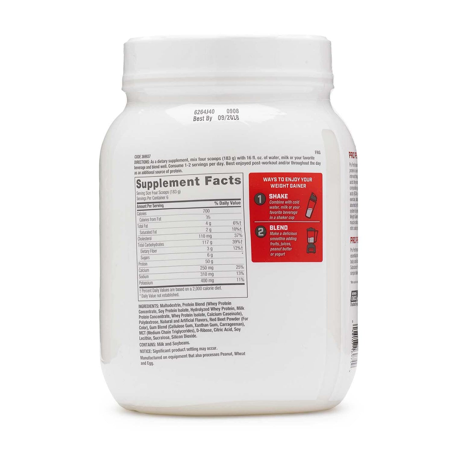 GNC Pro Performance Weight Gainer - Strawberries and Cream, 6 Servings, Protein to Increase GNCBuy Supplements Australia