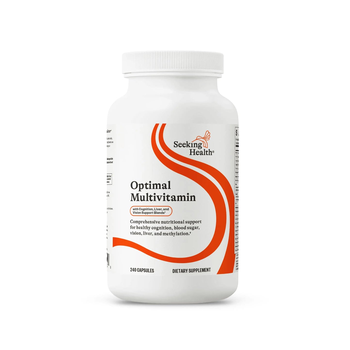 Seeking Health Optimal Multivitamin, Active B Vitamins and L-5-MTHF, Riboflavin, B6, Bioavailable Folate and B12, CoQ10 Seeking Health