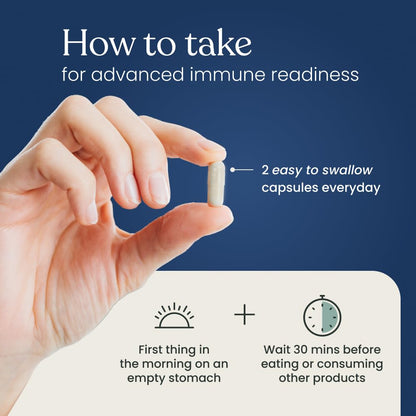 Better Way Health™ - Advanced Immune Readiness - Highly Purified 1,3/1,6 Beta Glucan 100 - Clinically Tested Immune Defense - 100mg/60 Capsules Better Way HealthBuy Supplements Australia