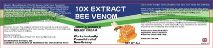 AEROMAXX Zealand Bee Venom Serum Treat Cream, Professional for Joint, Muscle, Bone, 24h Fast Release, Effective Soothing for Back, Neck, Hand, Foot, Knee, Muscle, Shoulder, Hip, Nerve, Vitamin B6 AEROMAXXBuy Supplements Australia