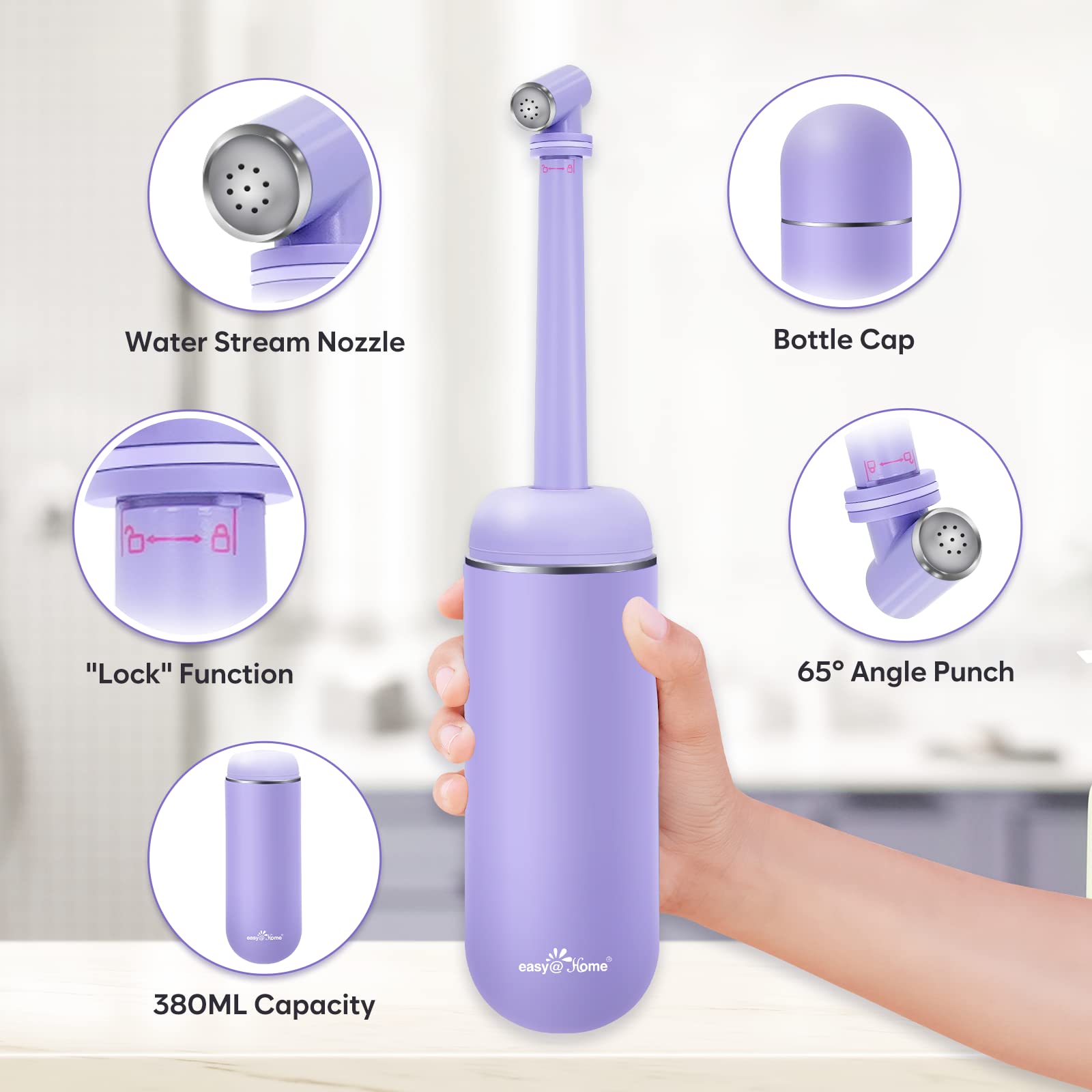 Portable Peri Bottle for Postpartum & Perineal Care: Easy@Home Handheld Bidet Perfect for Personal Easy@HomeBuy Supplements Australia